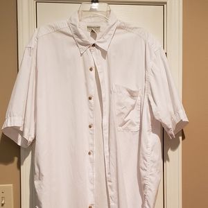 Mens Banana Republic one pocket shirt, white